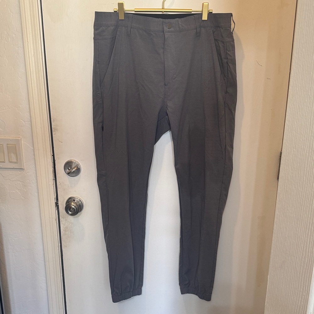 BYLT Basics Charcoal Chinos Jogger stretch